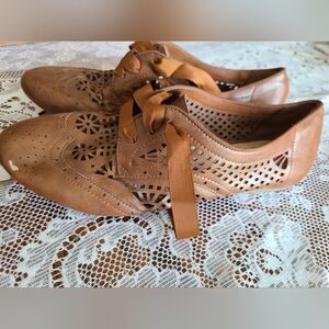Steve Madden Leather Retro Oxford Flat Loafer